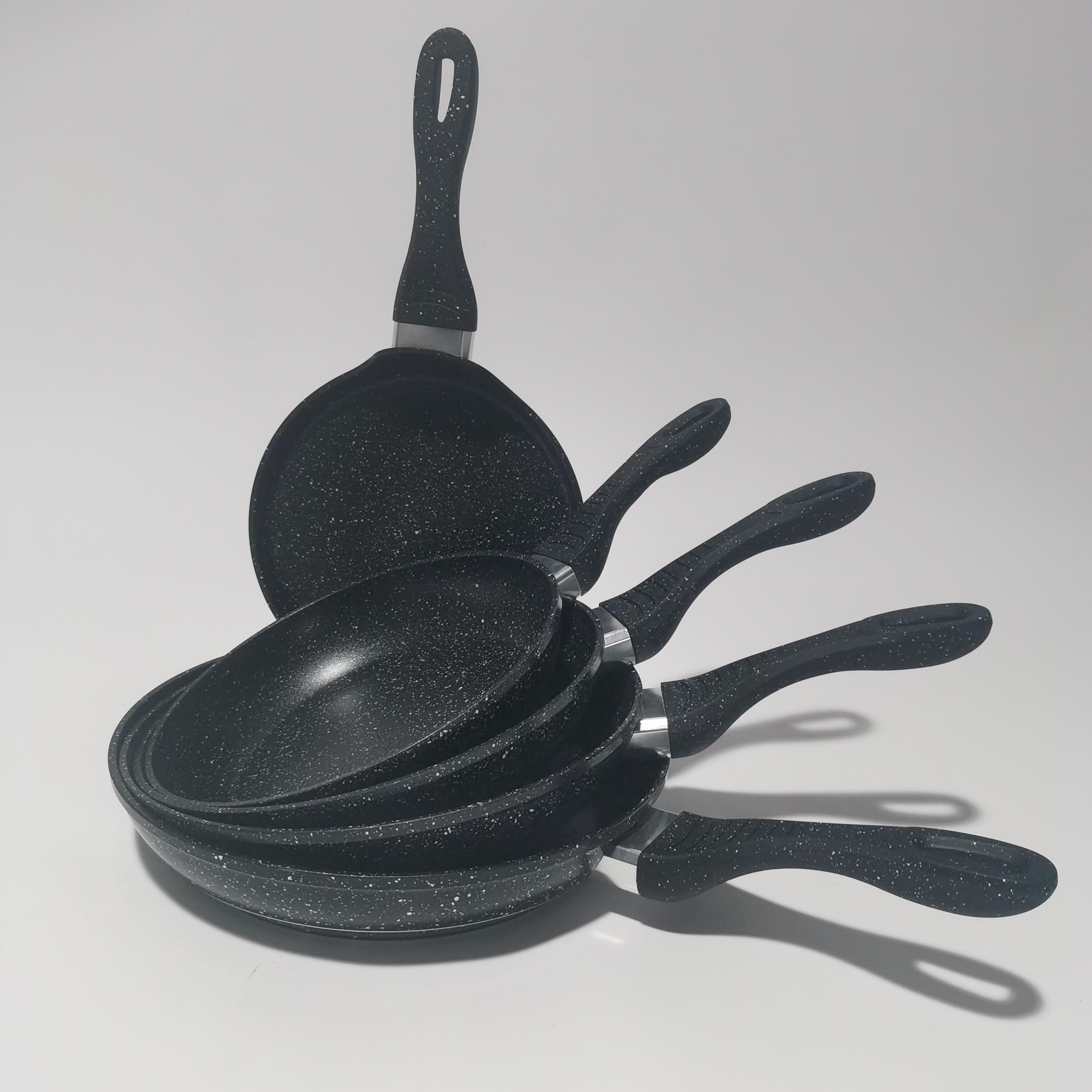 Non Stick Fry Pan of Cookware Pan for Kitchen Use Bakelite Handle Heat Resistant Fry Pan Set чёрный
Non Stick Fry Pan of Cookware Pan for Kitchen Use Bakelite Handle Heat Resistant Fry Pan Set чёрный