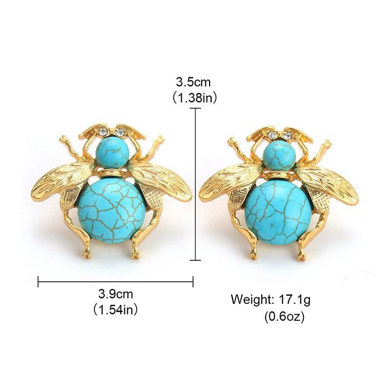 French insect Vintage retro jewelry retro niche fashion stud earrings design sense exaggerated big bee earrings
French insect Vintage retro jewelry retro niche fashion stud earrings design sense exaggerated big bee earrings