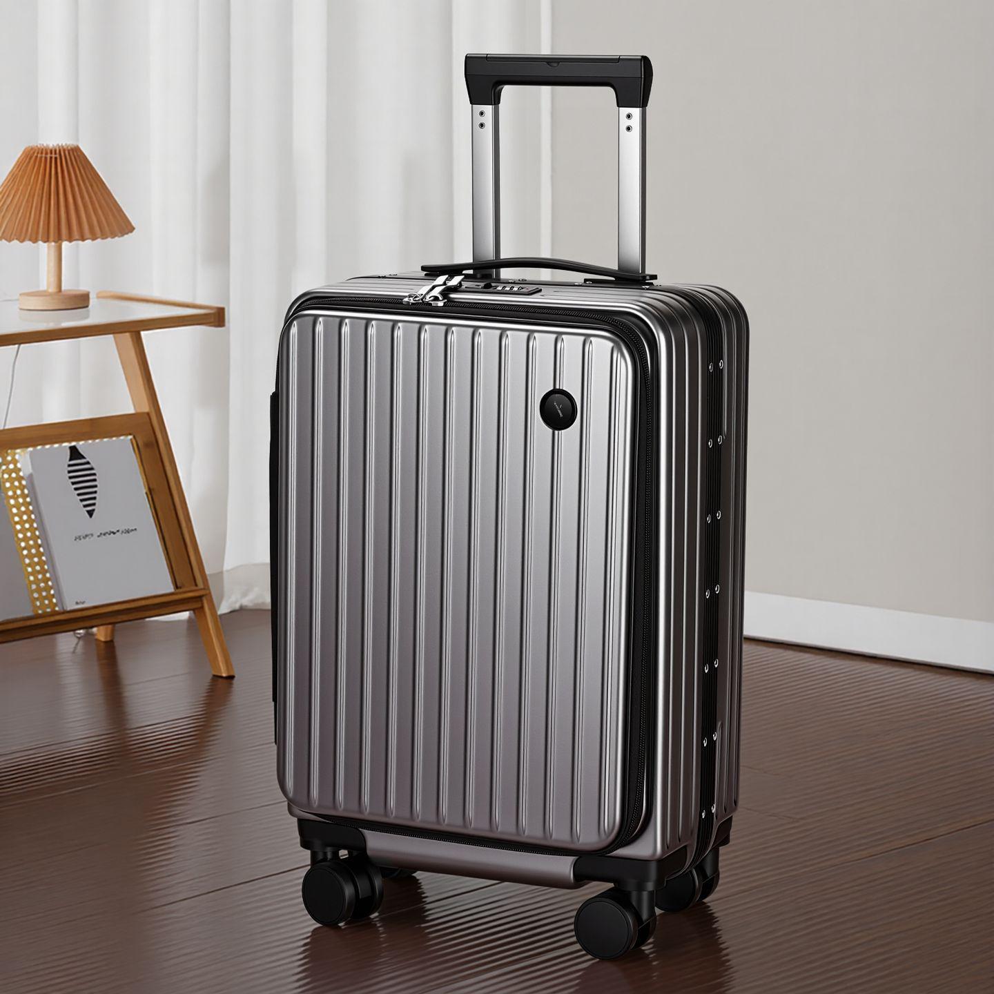 White Custom Pattern 19-inch Zippered Trolley Suitcase with Cup Holder 20-inch
White Custom Pattern 19-inch Zippered Trolley Suitcase with Cup Holder 20-inch