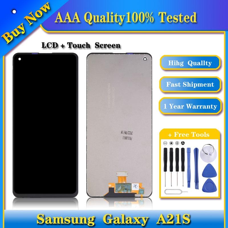 100% протестированный ЖК-экран для дигитайзера Samsung Galaxy A21s Полная сборка с рамкой дисплея Сенсорные запасные части телефона
100% протестированный ЖК-экран для дигитайзера Samsung Galaxy A21s Полная сборка с рамкой дисплея Сенсорные запасные части телефона