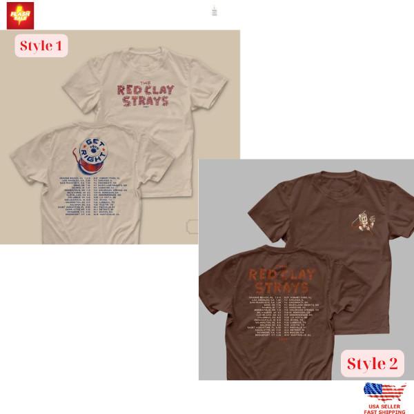 Red Clay Strays Get Right Tour 2025 Unisex T-Shirt – Fall Tour Merch Full Size Unisex T-Shirt L
Red Clay Strays Get Right Tour 2025 Unisex T-Shirt – Fall Tour Merch Full Size Unisex T-Shirt L