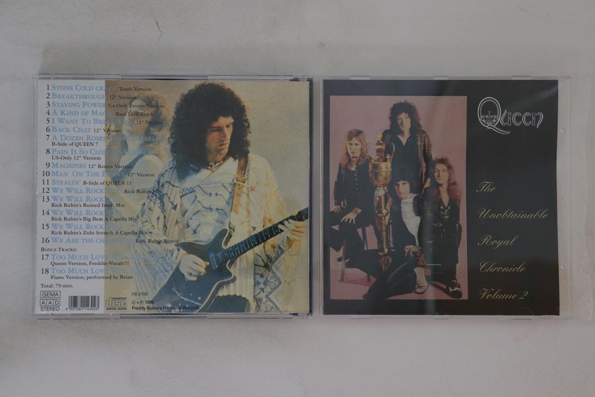 CD QUEEN - Unobtainable Royal Chronicle Volume FB0195 FREDDY BULSARA 1995 UK Rock Used
CD QUEEN - Unobtainable Royal Chronicle Volume FB0195 FREDDY BULSARA 1995 UK Rock Used