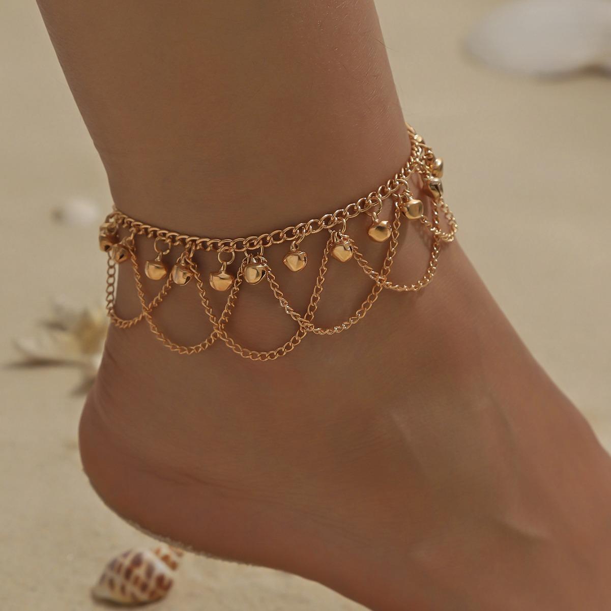 Metal Disc Double Layered Ankle Chain For Women, With a Sense Of Luxury, Simplicity, Fashion, And Ankle Glitter Accessories As a Gift
Metal Disc Double Layered Ankle Chain For Women, With a Sense Of Luxury, Simplicity, Fashion, And Ankle Glitter Accessories As a Gift