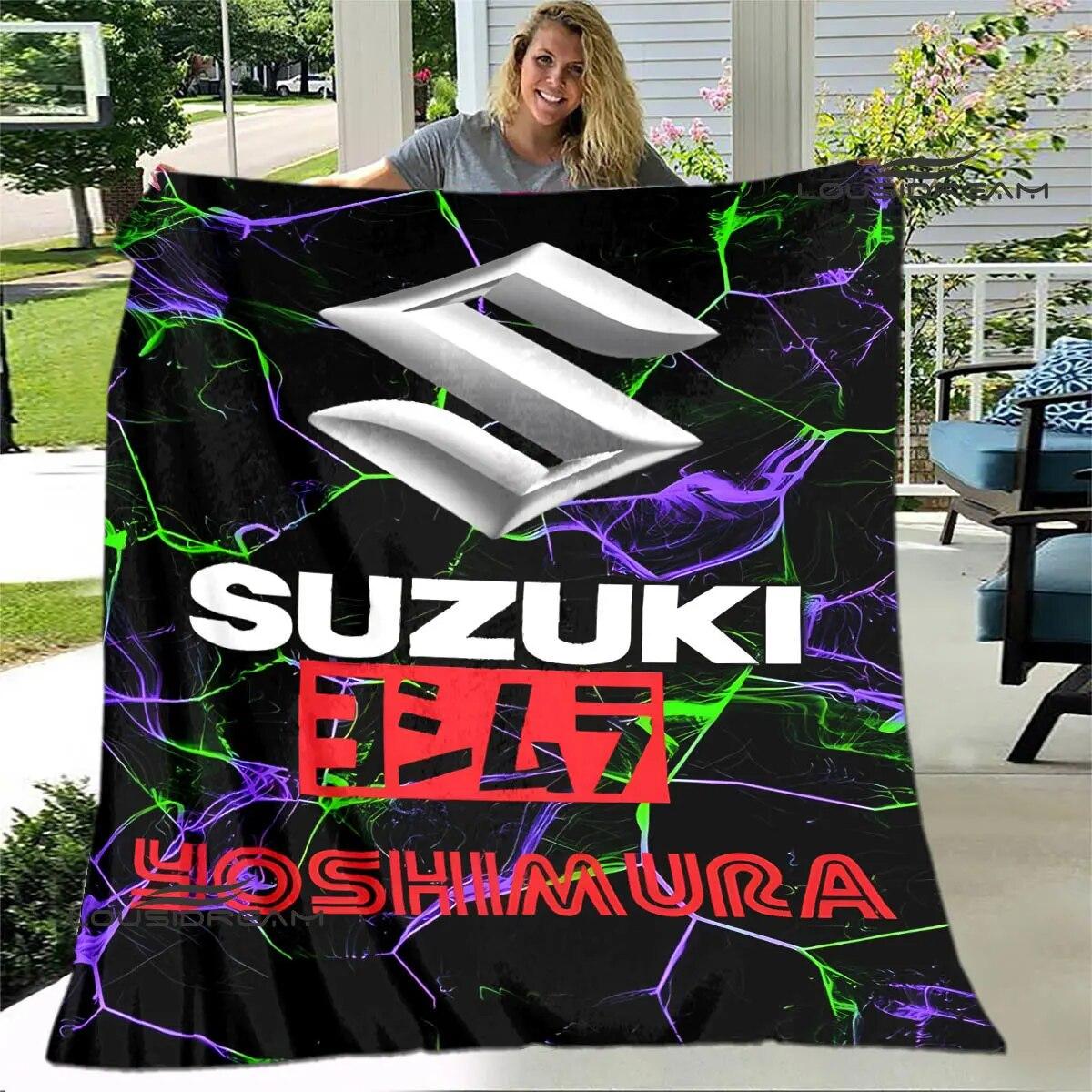 S-SUZUKI motorcycle printed blanket Flange warm blanket bed linings Home travel blanket Picnic blanket birthday gift
S-SUZUKI motorcycle printed blanket Flange warm blanket bed linings Home travel blanket Picnic blanket birthday gift