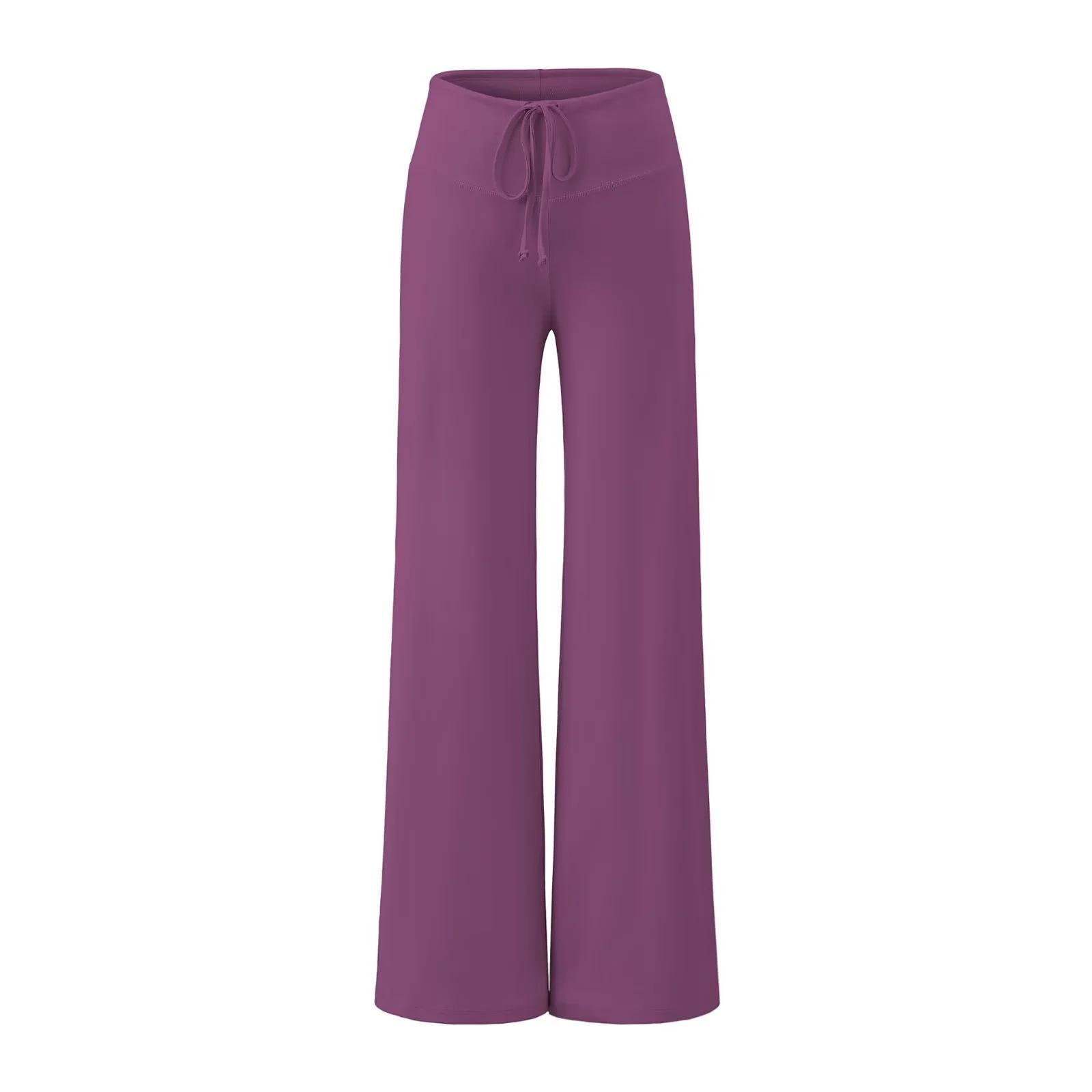 European American Style High-Waisted Lace-Up Yoga Wide-Leg Pants for Women - Soft, Comfortable, Straight-Leg Design Medium
European American Style High-Waisted Lace-Up Yoga Wide-Leg Pants for Women - Soft, Comfortable, Straight-Leg Design Medium