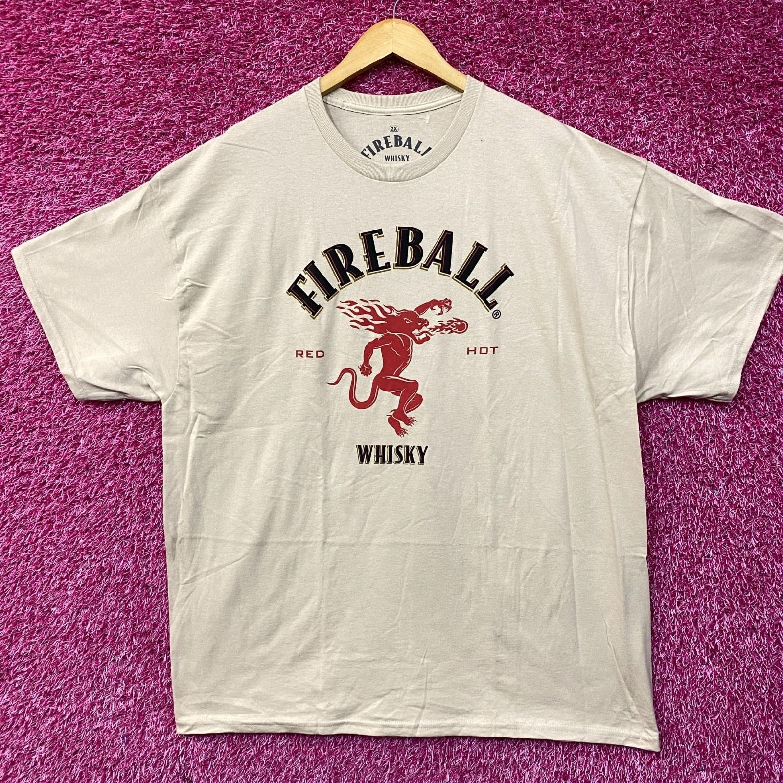 Fireball Whiskey Red Hot Logo Poster 100% Cotton T-shirt Mens Tees Top XL
Fireball Whiskey Red Hot Logo Poster 100% Cotton T-shirt Mens Tees Top XL