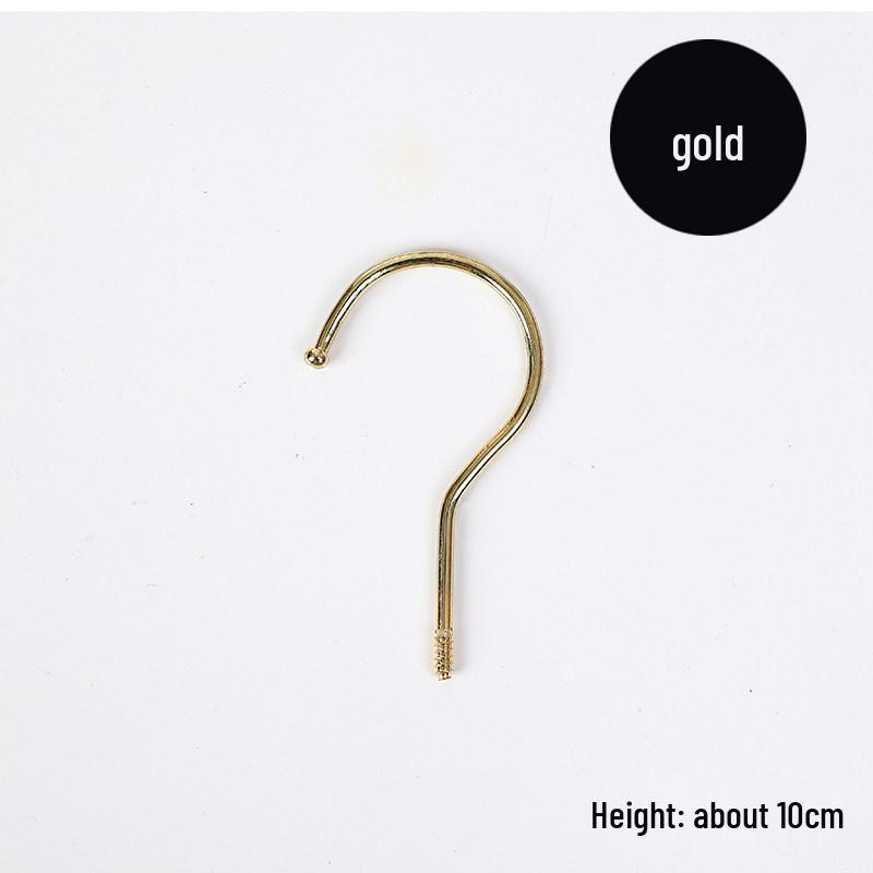 Black Electroplated Clothing Display Hanger Hooks for Flat and Round Clothes Standard configuration
Black Electroplated Clothing Display Hanger Hooks for Flat and Round Clothes Standard configuration