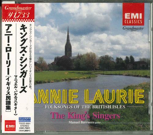 CD KING S SINGERS - Annie Laurie: Kathleen Ferrier Volu TOCE3551 Japan ObiClassical Used
CD KING S SINGERS - Annie Laurie: Kathleen Ferrier Volu TOCE3551 Japan ObiClassical Used