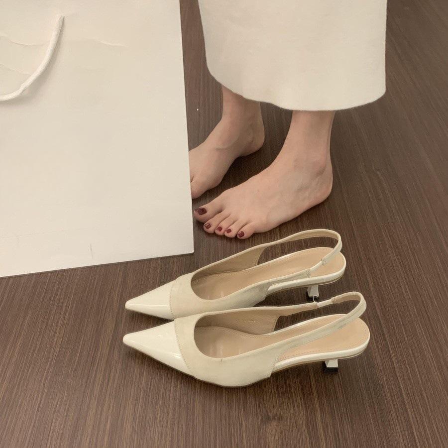 With skirt kitten and bag head sandals, women s beautiful temperament pointed high heels 35 абрикосовый
With skirt kitten and bag head sandals, women s beautiful temperament pointed high heels 35 абрикосовый