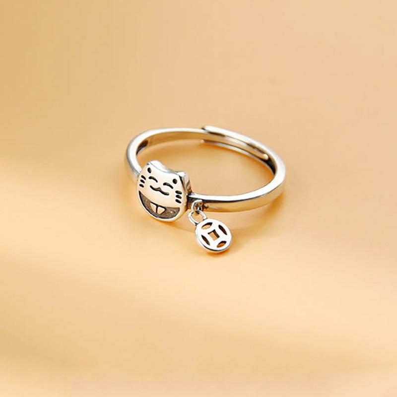 ANENJERY Открытое кольцо Lucky Cat Money для женщин и мужчин, креативный нишевый дизайн, мода, индивидуальность, ювелирные изделия, подарки оптом adjustable белый
ANENJERY Открытое кольцо Lucky Cat Money для женщин и мужчин, креативный нишевый дизайн, мода, индивидуальность, ювелирные изделия, подарки оптом adjustable белый