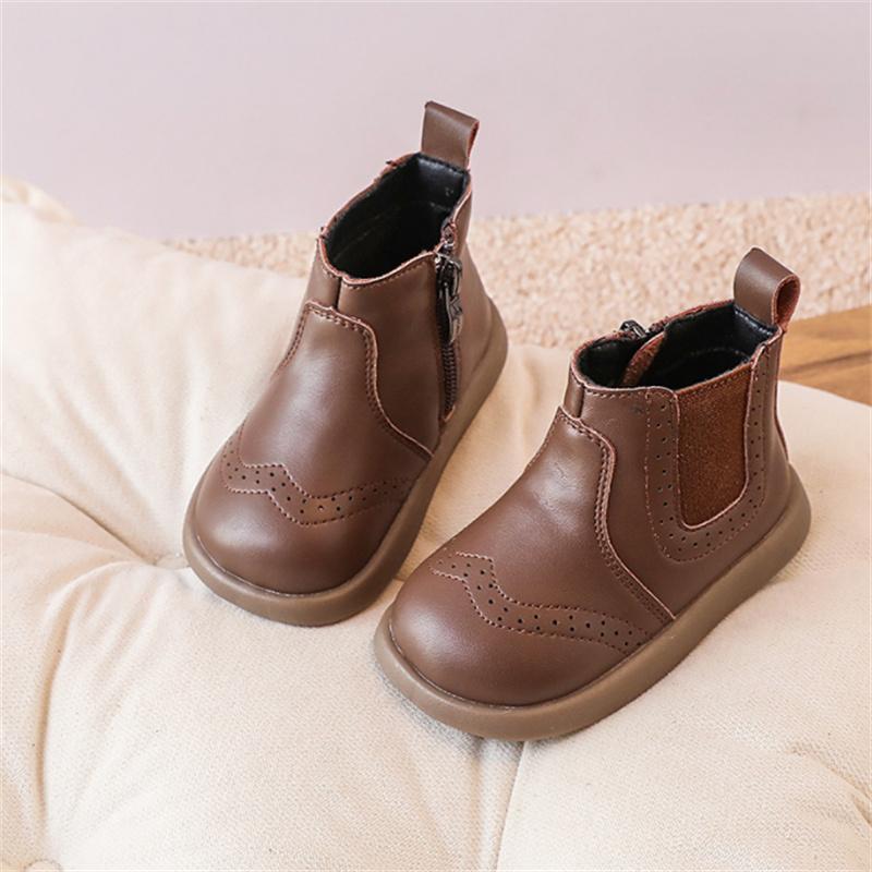 Spring/Autumn Baby Shoes Leather Toddler Children Ankle Boots Rubber Sole Infant Shoes Little Girls Boots 15-25 21 коричневий
Spring/Autumn Baby Shoes Leather Toddler Children Ankle Boots Rubber Sole Infant Shoes Little Girls Boots 15-25 21 коричневий