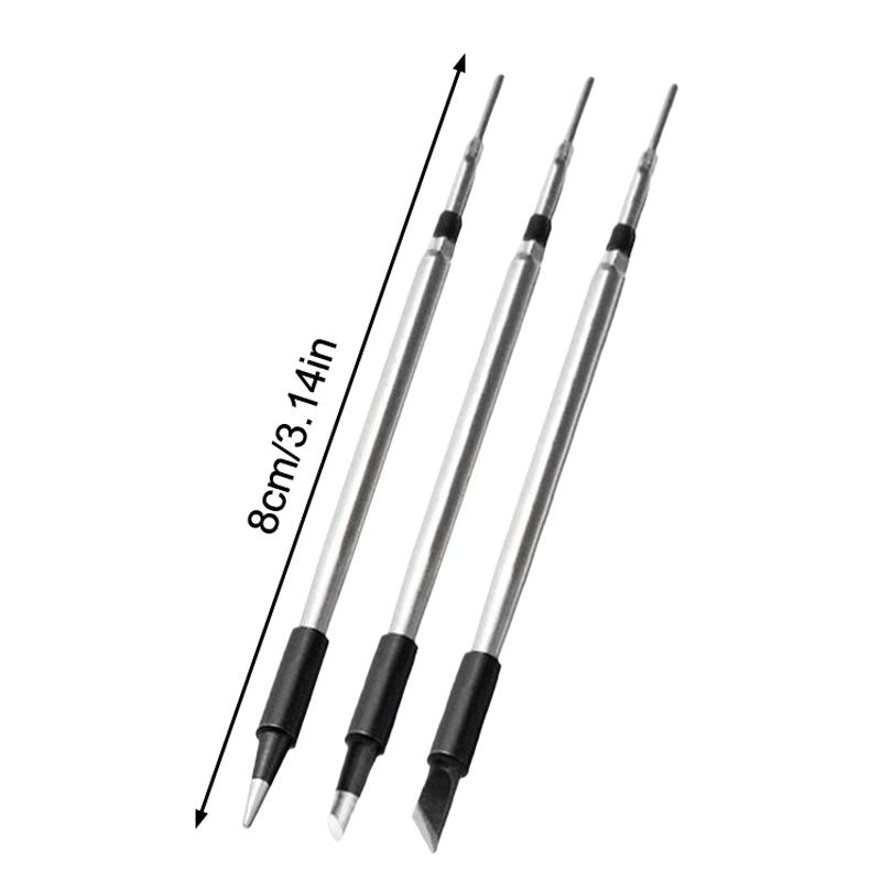 3Pcs Soldering Iron Tip for USB 5V Battery Soldering Pen Fine Precision Replacement for Circuit Board Repair срібний
3Pcs Soldering Iron Tip for USB 5V Battery Soldering Pen Fine Precision Replacement for Circuit Board Repair срібний