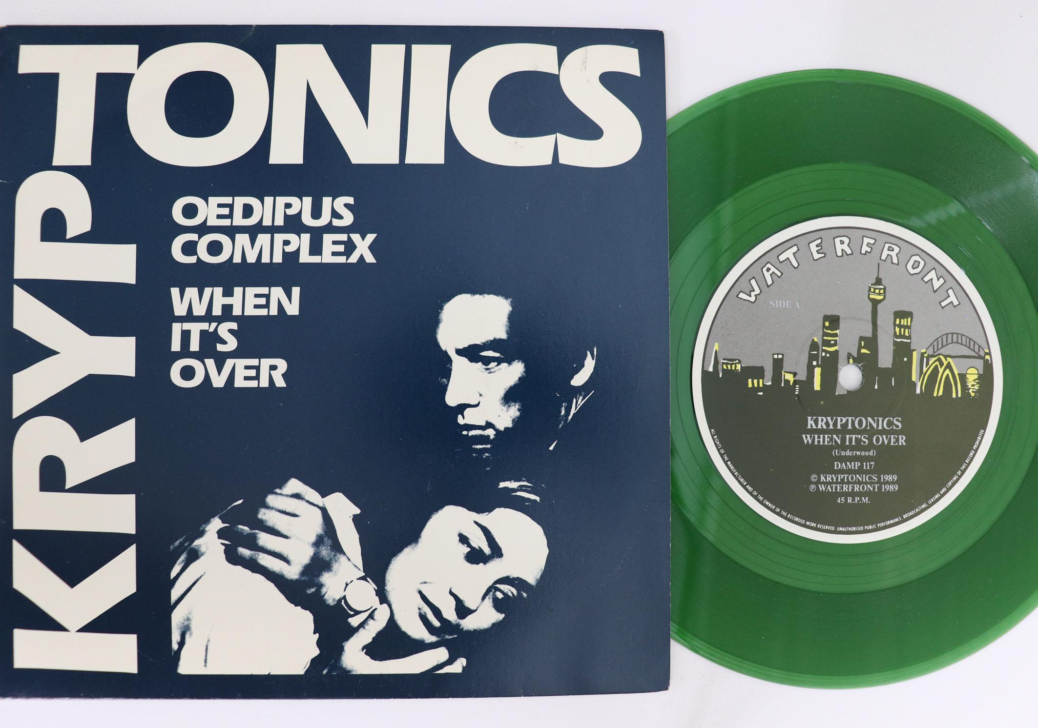 7inch Record KRYPTONICS When Its Over Oedipus Complex DAMP117 WATERFRONT 1989 Australia Rock Used
7inch Record KRYPTONICS When Its Over Oedipus Complex DAMP117 WATERFRONT 1989 Australia Rock Used