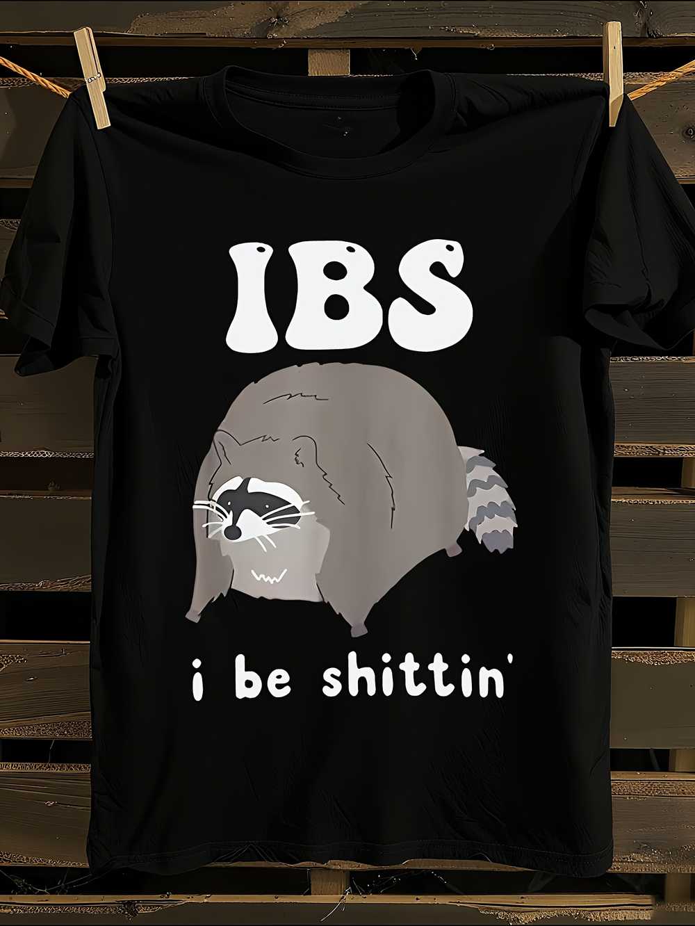 Funny IBS I Be $hittin Raccoon Graphic T-Shirt Mens Tshirt Womens Tshirts with Letters Print Short Sleeves T-Shirt Casual Street Tee Shirt Top M
Funny IBS I Be $hittin Raccoon Graphic T-Shirt Mens Tshirt Womens Tshirts with Letters Print Short Sleeves T-Shirt Casual Street Tee Shirt Top M