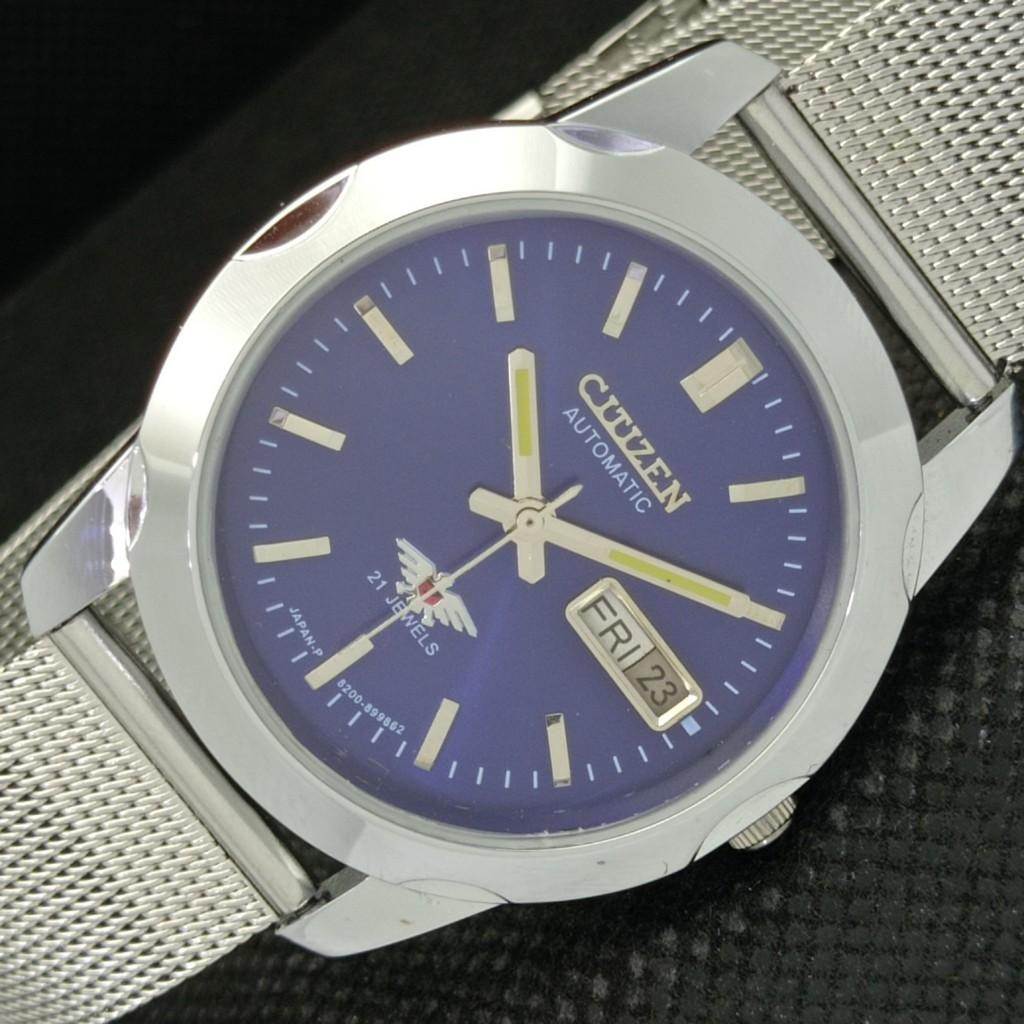 REFURBISHED VINTAGE CITIZEN AUTO 8200 JAPAN MENS D/D BLUE WATCH 576-a305347-2 SKU576-a305347
REFURBISHED VINTAGE CITIZEN AUTO 8200 JAPAN MENS D/D BLUE WATCH 576-a305347-2 SKU576-a305347