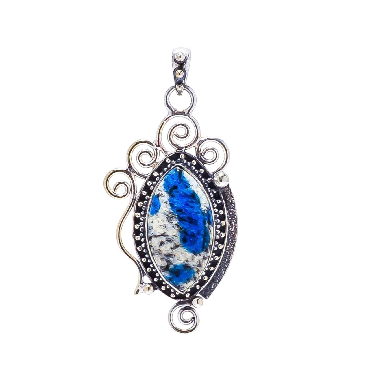 K2 Blue Azurite - Pakistan 925 Sterling Silver Pendant V9097, Gray & Blue Pendant, Marquish Pendant, Valentin s Day Gift, Gift For Her, Birthday Gift,
K2 Blue Azurite - Pakistan 925 Sterling Silver Pendant V9097, Gray & Blue Pendant, Marquish Pendant, Valentin s Day Gift, Gift For Her, Birthday Gift,