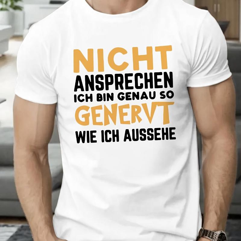 Nicht Ansprechen German Slogan T-Shirt,Soft Breathable & Fade-Resistant, Classic Fit for Daily Casual Wear XXL белый
Nicht Ansprechen German Slogan T-Shirt,Soft Breathable & Fade-Resistant, Classic Fit for Daily Casual Wear XXL белый