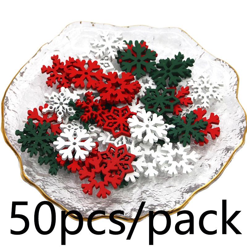 (50 Pieces/pack) 23mm Christmas Snowflakes Multicolored Wood Chips Wooden Crafts Christmas Tree Decorations Handmade DIY 23mm
(50 Pieces/pack) 23mm Christmas Snowflakes Multicolored Wood Chips Wooden Crafts Christmas Tree Decorations Handmade DIY 23mm