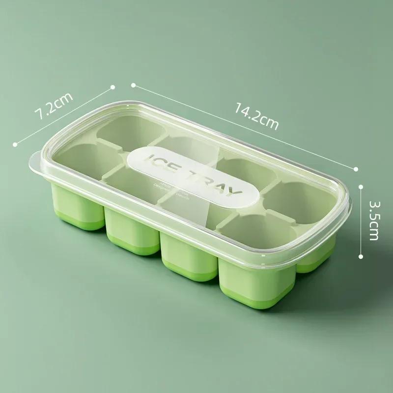 Square Ice Cube Trays Food Freezer Tray Block Ice Cube Molds For Freezer Containers Reusable Ice Maker For Cocktails Whiskey зелений
Square Ice Cube Trays Food Freezer Tray Block Ice Cube Molds For Freezer Containers Reusable Ice Maker For Cocktails Whiskey зелений