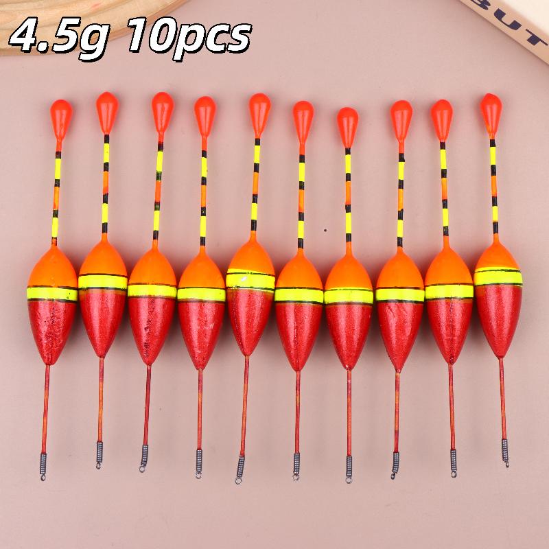 10Pcs Sensitivity Fishing Accessories 4.5/3/2.5/2.0/1.2/0.8/0.6G Light Stick Floats Fishing Floats Set Fishing Bobber Stick A10
10Pcs Sensitivity Fishing Accessories 4.5/3/2.5/2.0/1.2/0.8/0.6G Light Stick Floats Fishing Floats Set Fishing Bobber Stick A10