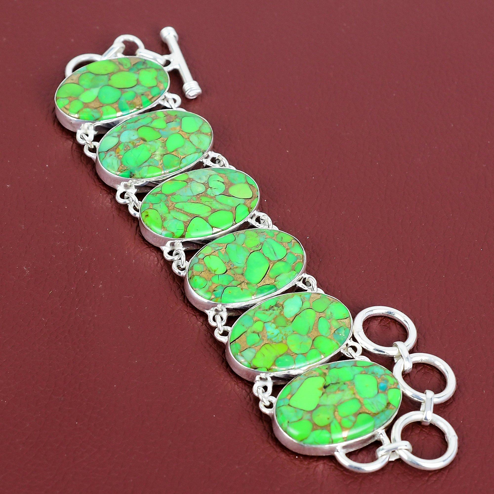 Copper green turquoise bracelet gemstone bracelet handmade boho jewelry 925 sterling silver bracelet adjustable chain bracelet gifts for her Adjustable
Copper green turquoise bracelet gemstone bracelet handmade boho jewelry 925 sterling silver bracelet adjustable chain bracelet gifts for her Adjustable