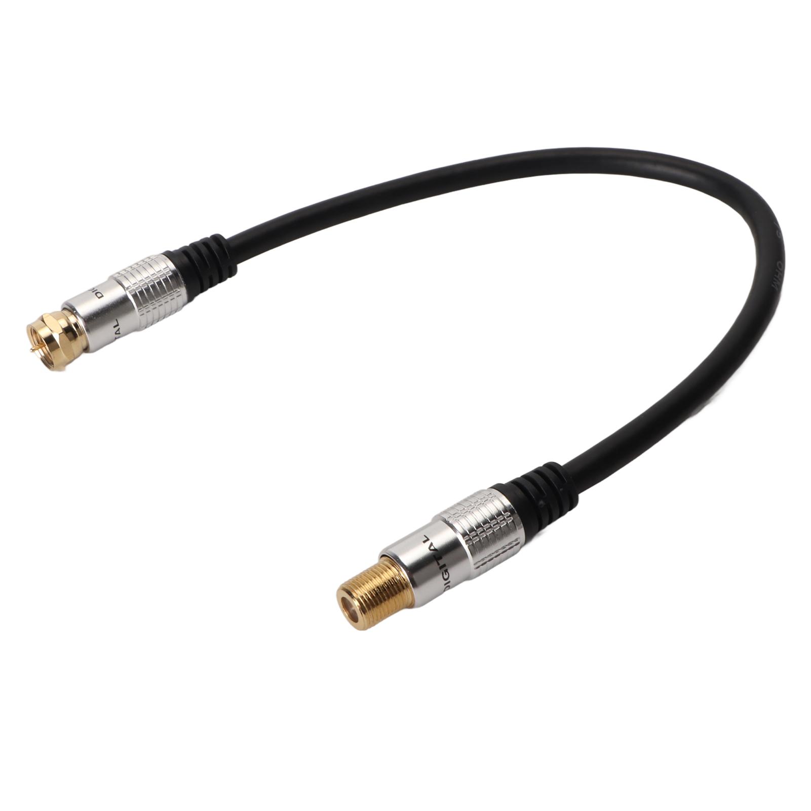 F Type Cable Male to Female Gold Plated Connector Digital Sound Video Coaxial Cord for HDTV CATV
F Type Cable Male to Female Gold Plated Connector Digital Sound Video Coaxial Cord for HDTV CATV