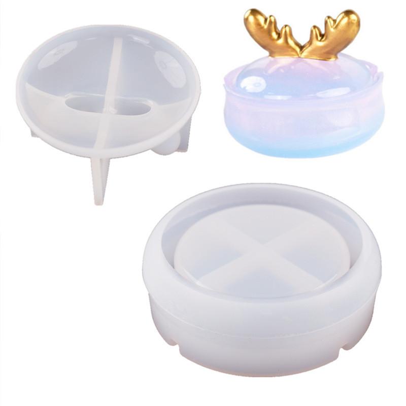 DIY Crystal Epoxy Resin Mold Round Stripe Storage Box Silicone Mold For Resin
DIY Crystal Epoxy Resin Mold Round Stripe Storage Box Silicone Mold For Resin