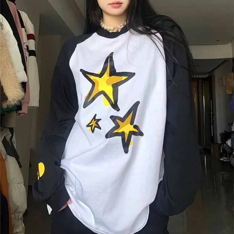 Y2k Harajuku Kpop Star толстовки женские осенние корейские модные винтажные лоскутные повседневные толстовки большого размера, новинка
Y2k Harajuku Kpop Star толстовки женские осенние корейские модные винтажные лоскутные повседневные толстовки большого размера, новинка