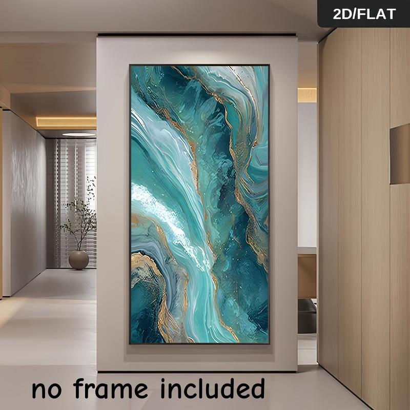 1 modern abstract wave frameless canvas decorative painting, living room entrance, bedroom background wall hanging painting, blu (as the picture,50x100cm No Frame)
1 modern abstract wave frameless canvas decorative painting, living room entrance, bedroom background wall hanging painting, blu (as the picture,50x100cm No Frame)