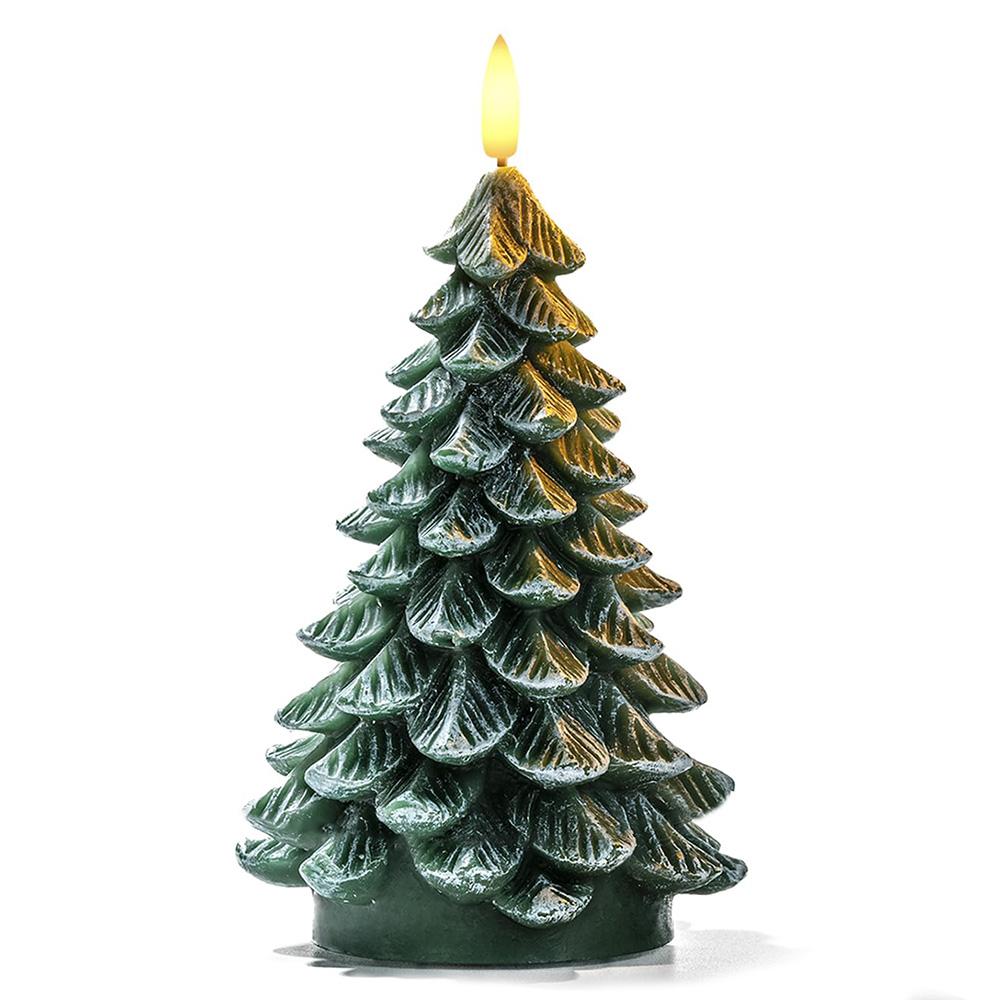 Christmas Tree Shaped LED Candle Light Frosted Wax Atmosphere Lamp Decorative Ornament for Holiday/Home/Restaurant A
Christmas Tree Shaped LED Candle Light Frosted Wax Atmosphere Lamp Decorative Ornament for Holiday/Home/Restaurant A
