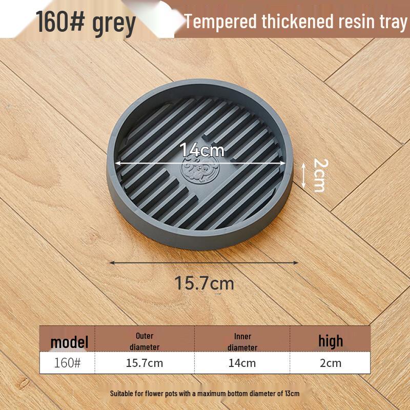 Ventilated Resin Flower Pot Drainage Tray (20-Pack)
Ventilated Resin Flower Pot Drainage Tray (20-Pack)