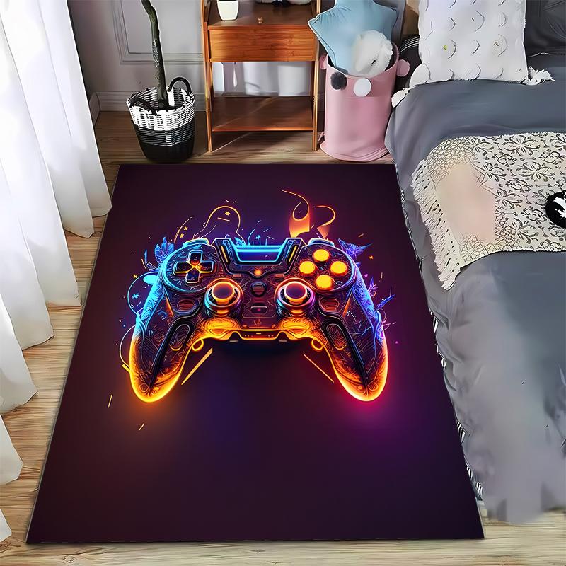 Colorful Gaming Carpet with Controller Design Suitable for use as an anti-slip game mat for living room and bedroom sofas 40x60cm( 15x23in )
Colorful Gaming Carpet with Controller Design Suitable for use as an anti-slip game mat for living room and bedroom sofas 40x60cm( 15x23in )