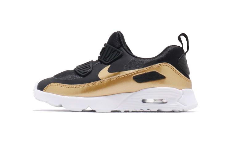 Nike Air Max Tiny 90 Low top Toddler Shoes Black Gold Infant And Toddler 881928-006 22
Nike Air Max Tiny 90 Low top Toddler Shoes Black Gold Infant And Toddler 881928-006 22