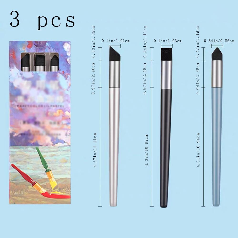 3 Pcs Reusable Drawing Art Blenders Sponge Pen Pastel Tool For Oil Painting Washable Sketch Rubbing Brush
3 Pcs Reusable Drawing Art Blenders Sponge Pen Pastel Tool For Oil Painting Washable Sketch Rubbing Brush