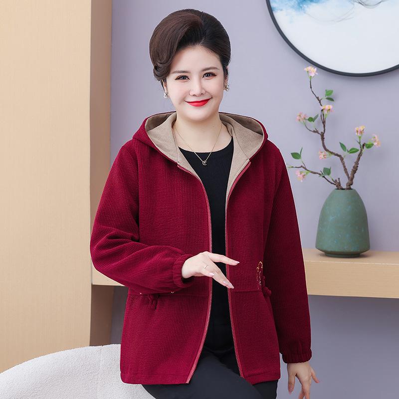 Fat Mama Hooded Plus Size Jacket for Middle-Aged & Elderly Women - Spring/Autumn Fashion 5XL (suggested for 165-180 jin) красный
Fat Mama Hooded Plus Size Jacket for Middle-Aged & Elderly Women - Spring/Autumn Fashion 5XL (suggested for 165-180 jin) красный