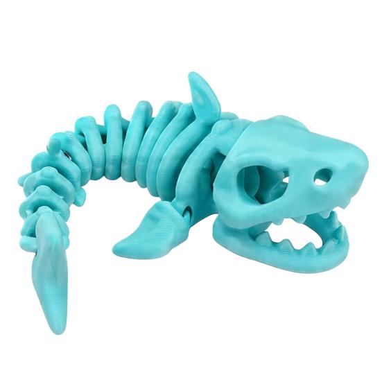 3D Printed Articulated Shark Toy Movable Skeleton Shark Fidget Desk Decor Cute Shark Animal Figure Decompression Toy for Children Adults
3D Printed Articulated Shark Toy Movable Skeleton Shark Fidget Desk Decor Cute Shark Animal Figure Decompression Toy for Children Adults