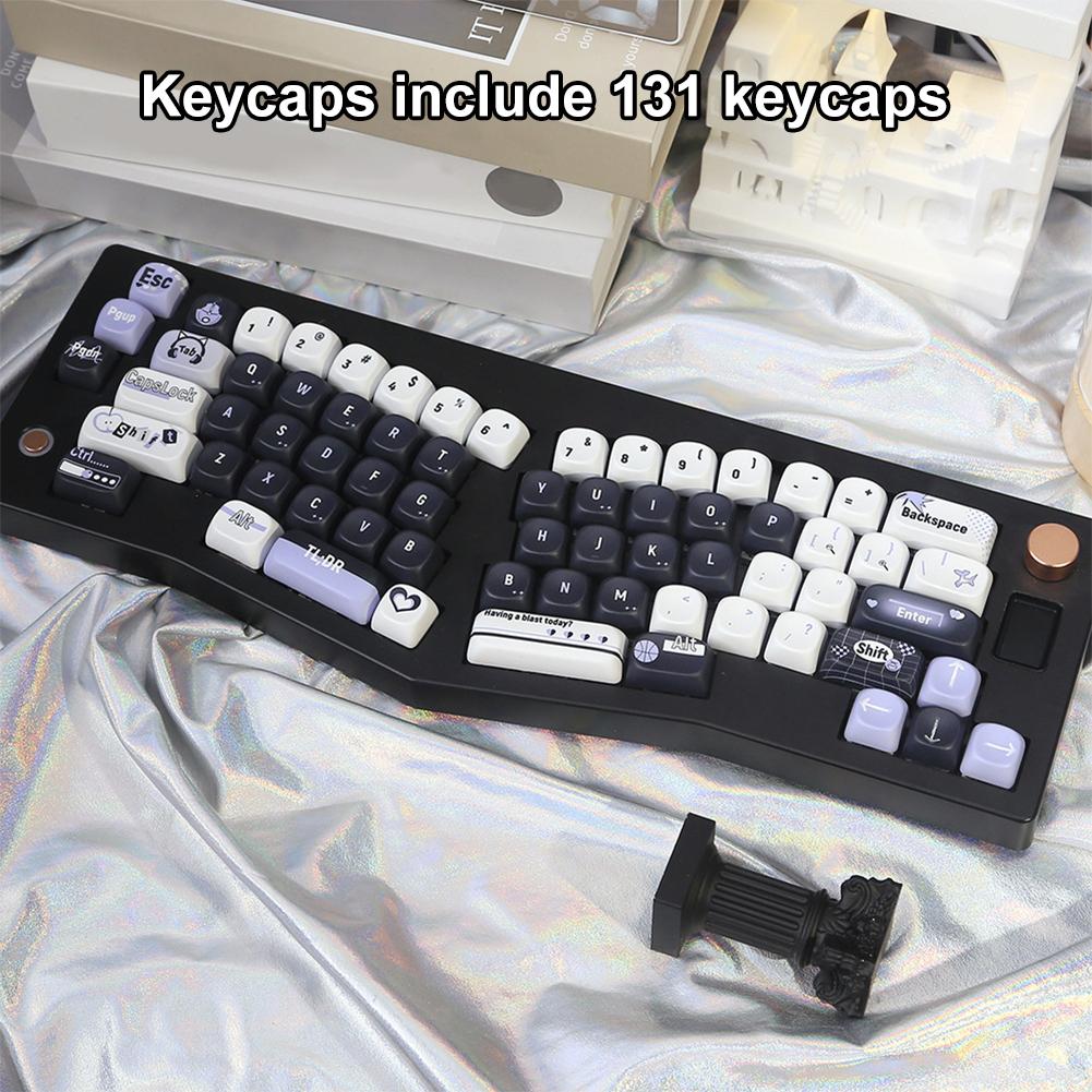 131 Keys Set PBT Keycaps Set Mechanical Keyboard Keycaps Cute Keycaps PBT Customized DIY Key Caps Kit for Mechanical Keyborad фіолетовий
131 Keys Set PBT Keycaps Set Mechanical Keyboard Keycaps Cute Keycaps PBT Customized DIY Key Caps Kit for Mechanical Keyborad фіолетовий