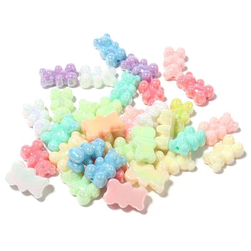 30Pcs 18×11mm Acrylic Beads Plated Colored Mini Bear Vertical Hole Loose Beads For DIY Craft Earrings Phone Chains Accessories
30Pcs 18×11mm Acrylic Beads Plated Colored Mini Bear Vertical Hole Loose Beads For DIY Craft Earrings Phone Chains Accessories