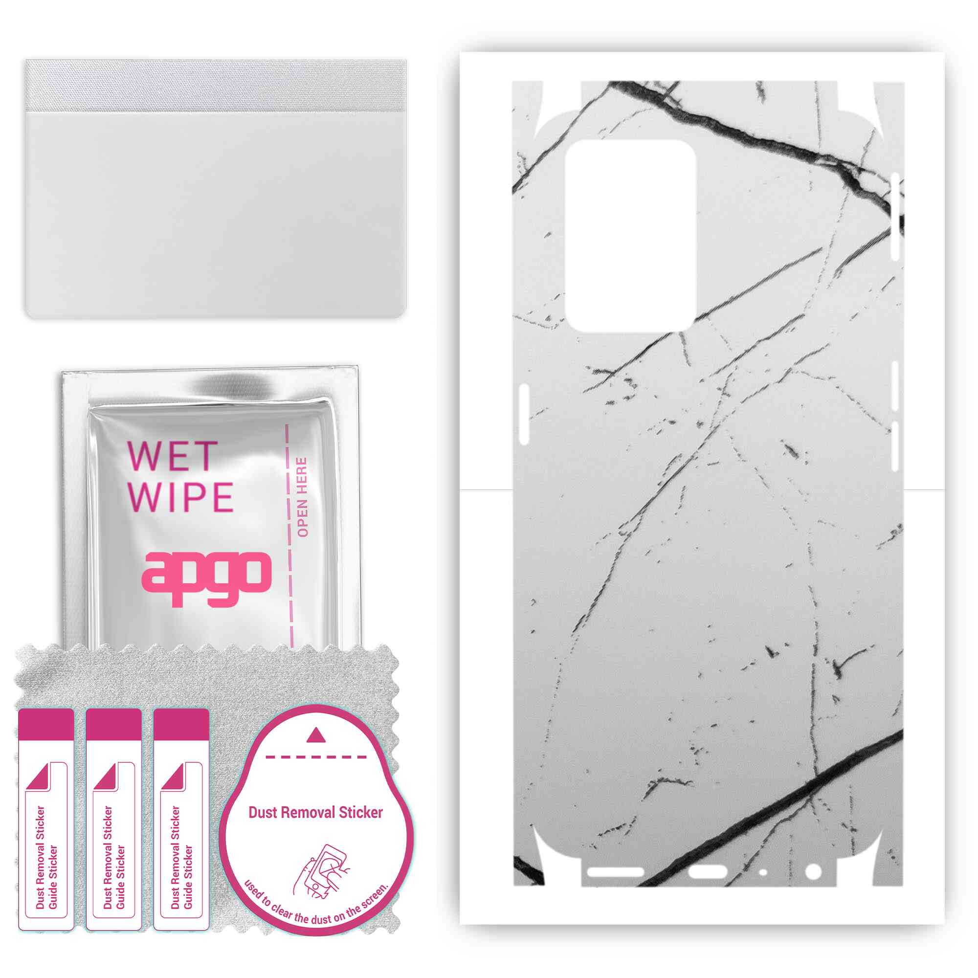 apgo Protective Skin Sticker for the back+sides compatible with OnePlus Nord CE 2 Lite, Full Wrap Film, Foil, Vinyl - Pattern White Marble
apgo Protective Skin Sticker for the back+sides compatible with OnePlus Nord CE 2 Lite, Full Wrap Film, Foil, Vinyl - Pattern White Marble