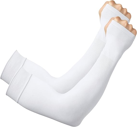 UPF50+ White Ice Silk Sun Sleeves, UV Protection 99%. 21x14cm, Breathable, for Cycling, Running, Driving United States
UPF50+ White Ice Silk Sun Sleeves, UV Protection 99%. 21x14cm, Breathable, for Cycling, Running, Driving United States