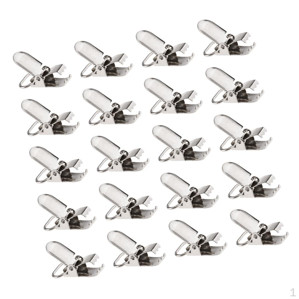 20 Pieces 1 Metal Suspender Clips Webbing Strap Holder Craft Hooks Silver
20 Pieces 1 Metal Suspender Clips Webbing Strap Holder Craft Hooks Silver