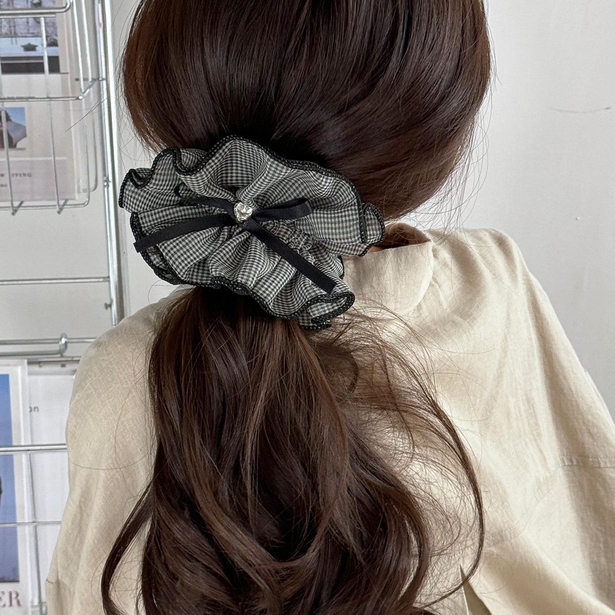 Scrunchies hair bands large big accessories for women girl ties rubber korean elastic bow rhinestone fascinator Designer vintage
Scrunchies hair bands large big accessories for women girl ties rubber korean elastic bow rhinestone fascinator Designer vintage