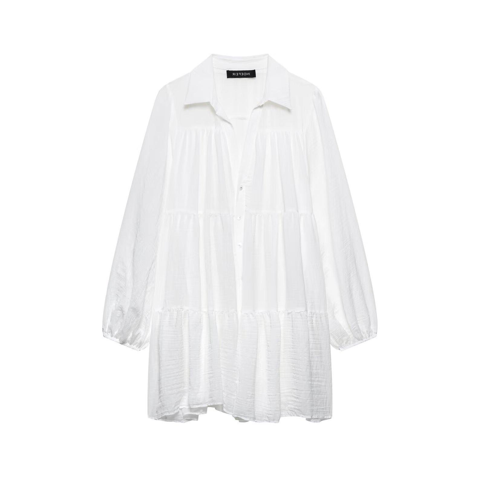 TAOP&ZA Spring/Summer Women s Loose Turn-Down Collar Long Sleeve Casual Dress Large
TAOP&ZA Spring/Summer Women s Loose Turn-Down Collar Long Sleeve Casual Dress Large