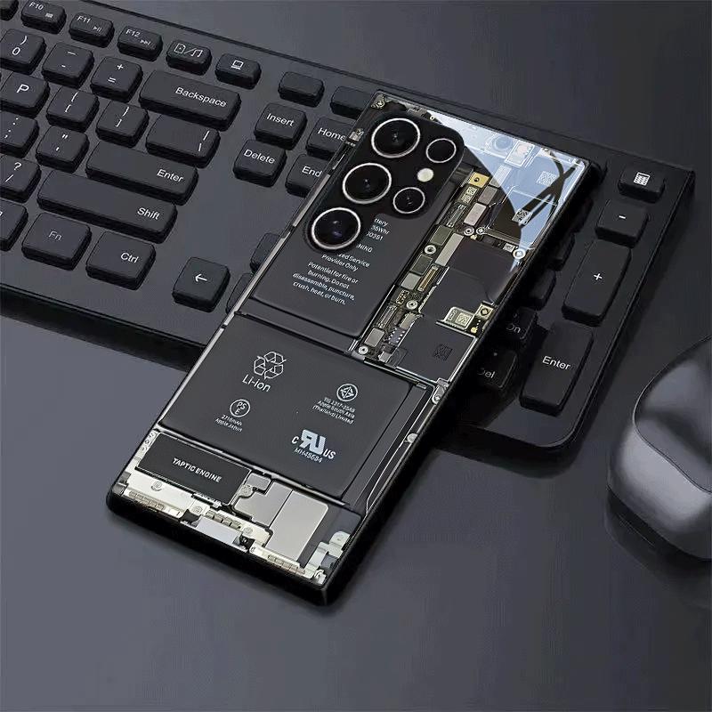 Phone Case Electroplated Glass TPU PhoneCase for Samsung Galaxy S26 S25 S24 S23 S22 S21 FE,Ultra,Plus Dropresistant Tech Circuit For Galaxy S26
Phone Case Electroplated Glass TPU PhoneCase for Samsung Galaxy S26 S25 S24 S23 S22 S21 FE,Ultra,Plus Dropresistant Tech Circuit For Galaxy S26