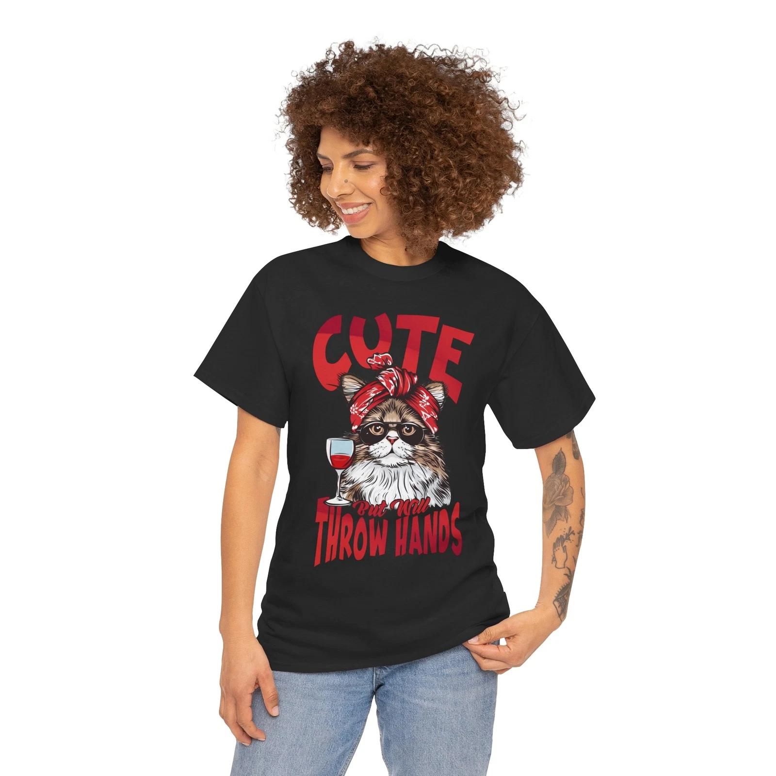 Cute But Will Throw Hands T-Shirt - Sarcastic & Witty Tee for Personalities 4XL
Cute But Will Throw Hands T-Shirt - Sarcastic & Witty Tee for Personalities 4XL