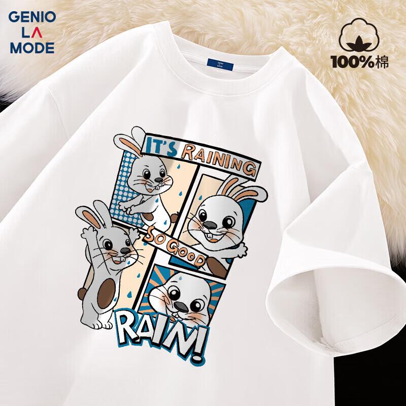 GENIOLAMODE Unisex Pure Cotton Loose Fit Short Sleeve T-Shirt XL
GENIOLAMODE Unisex Pure Cotton Loose Fit Short Sleeve T-Shirt XL