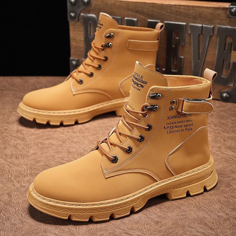 Men s shoes autumn new men s martin boots trend versatile cargo shoes non-slip wear-resistant thick-soled bumblebee cargo boots 44
Men s shoes autumn new men s martin boots trend versatile cargo shoes non-slip wear-resistant thick-soled bumblebee cargo boots 44