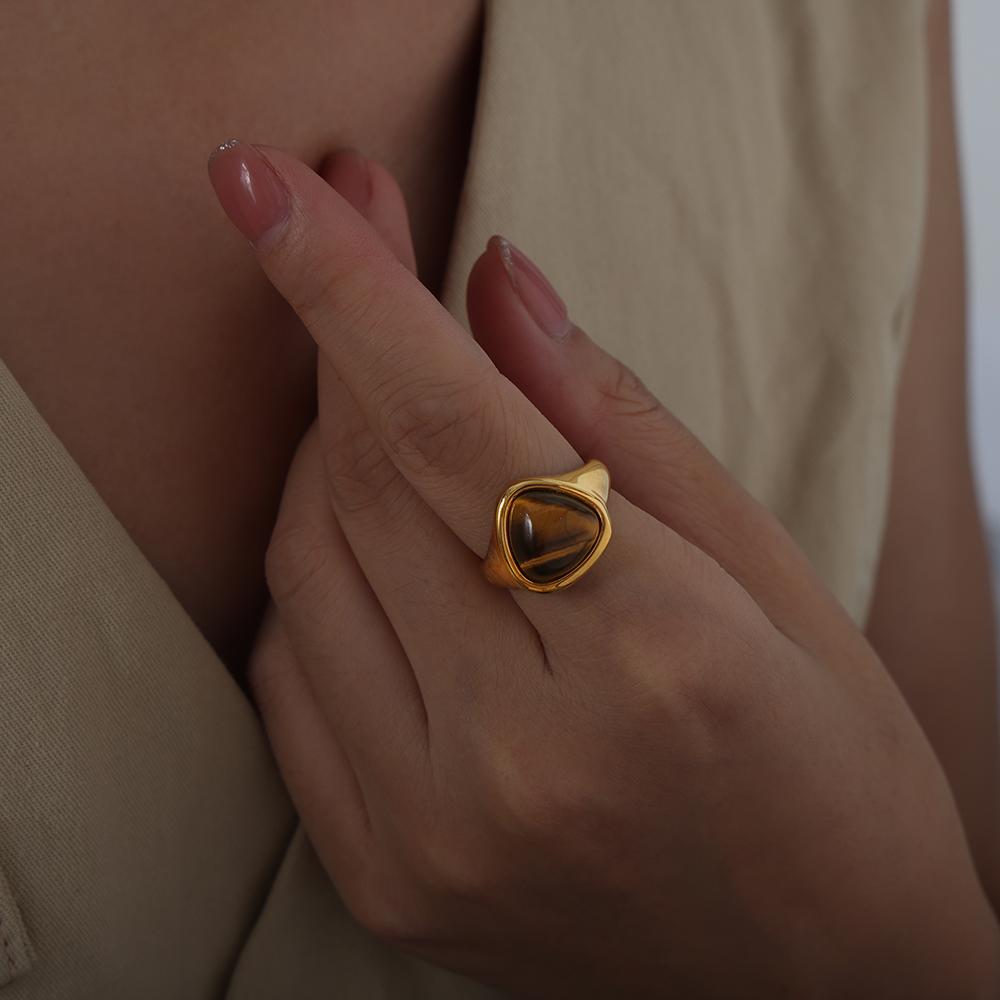 Vintage Stainless Steel Tiger Eye Stone Ring For Women Turkish Handmade Simple Statement Ring Retro 8
Vintage Stainless Steel Tiger Eye Stone Ring For Women Turkish Handmade Simple Statement Ring Retro 8