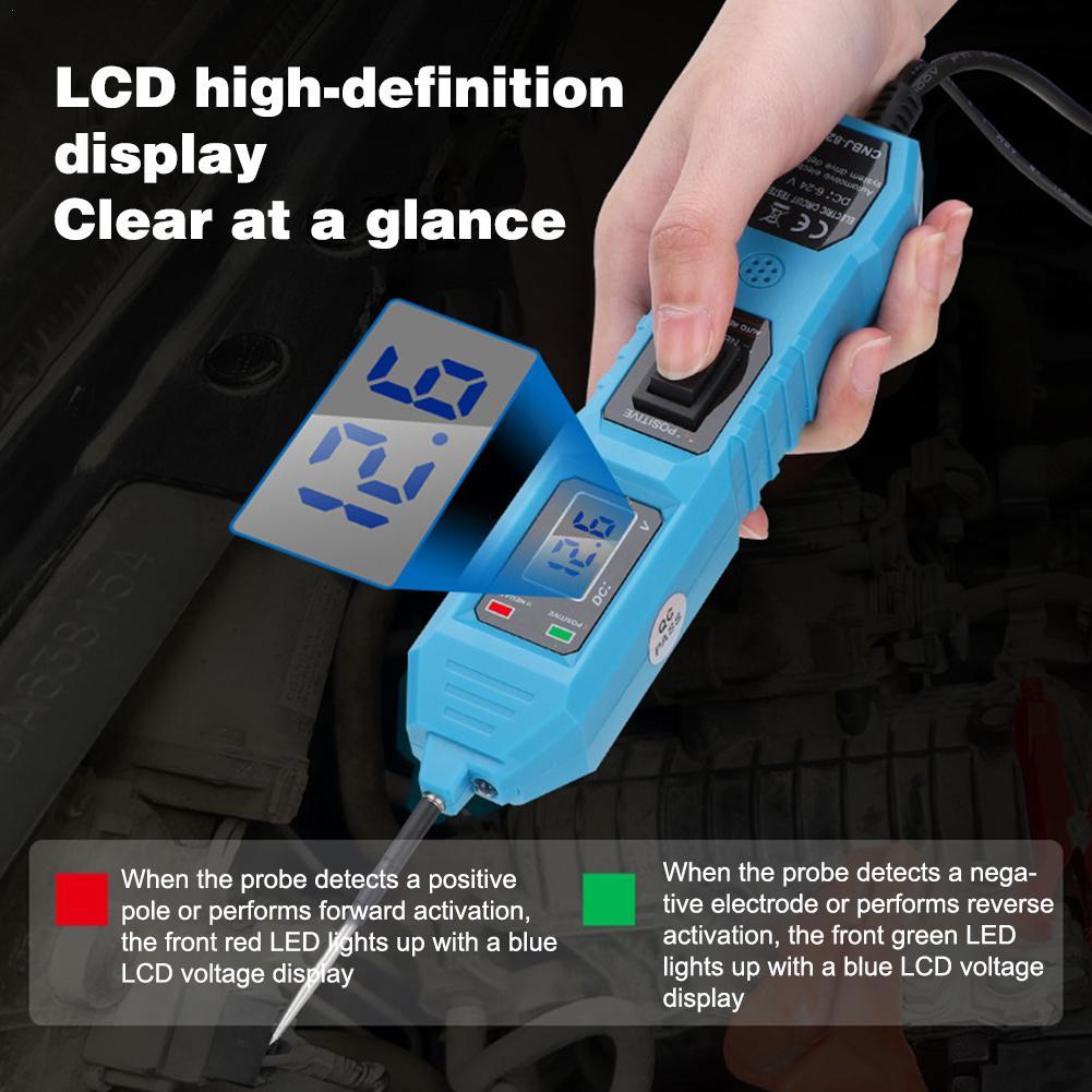 Car Driver Test Pen Electric Circuit Tester Car Digital Electric Voltage Power Test Pen Probe Tester Car Repair Tool
Car Driver Test Pen Electric Circuit Tester Car Digital Electric Voltage Power Test Pen Probe Tester Car Repair Tool
