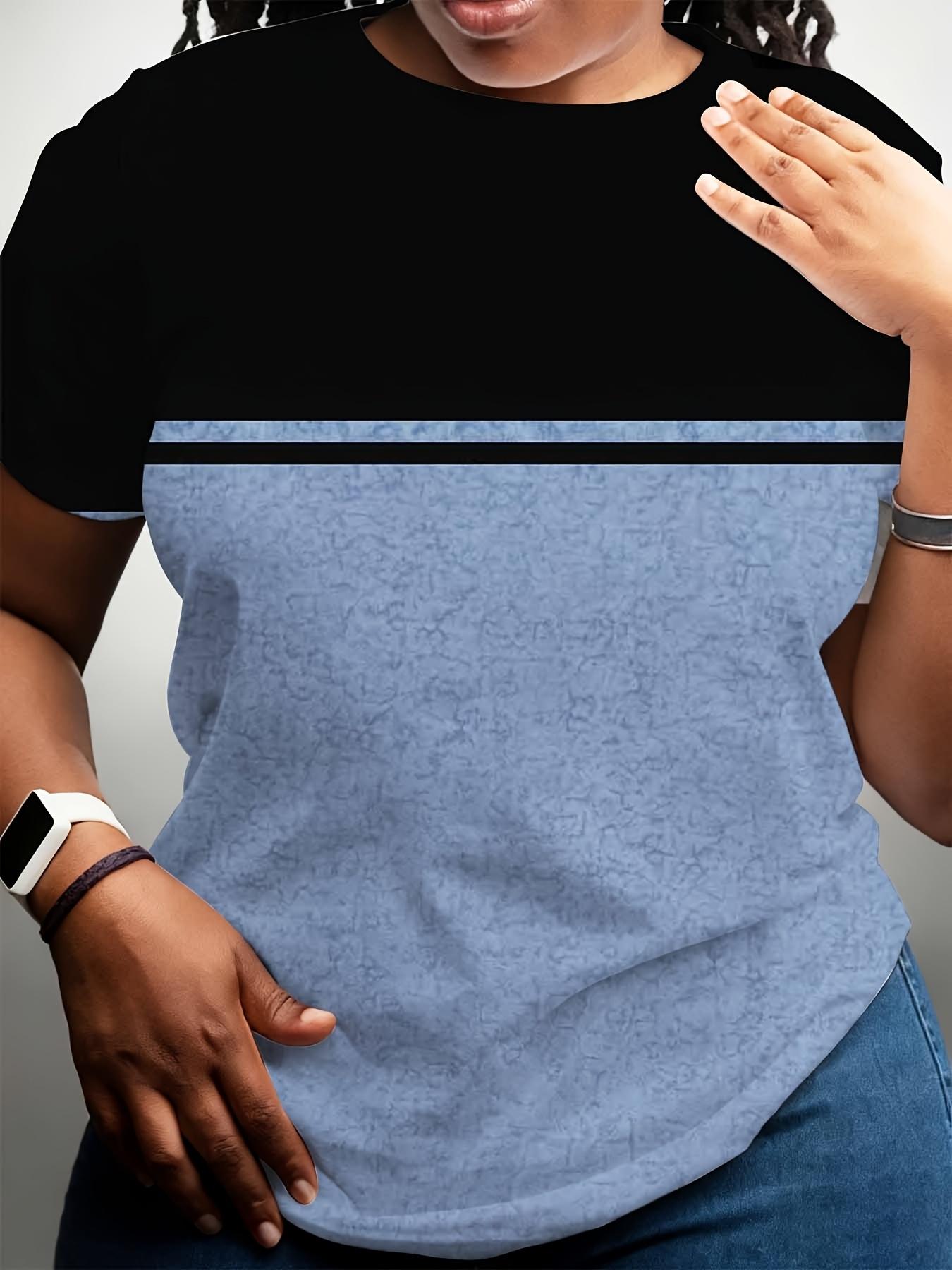 Two-tone T-shirt with Black and Blue Solid Color Horizontal Stripe Design for Everyday Casual Wear XL дубильна кора
Two-tone T-shirt with Black and Blue Solid Color Horizontal Stripe Design for Everyday Casual Wear XL дубильна кора